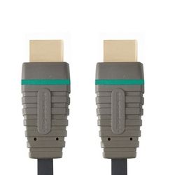Bandridge BVL1201 HDMI Kabel - 1m - Male/Male - Goud - Zwart/Grijs