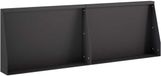 vidaXL Keermuur - 2 st - 60 x 12 x 30 cm - Staal - Zwart