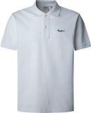 Pepe Jeans Essential Contrast Logo Korte Mouw Poloshirt Wit L Man
