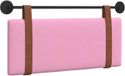 vidaXL Hangend hoofdbord Roze Antiek PU