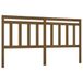 VidaXL Hoofdbord 186x4x100 cm massief grenenhout honingbruin
