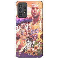 Maniacase Coque Pour Samsung Galaxy A72 Lebron James 23 LA Lakers