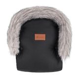 Petite&Mars kinderwagen Mufjes Furry Forever Zwart