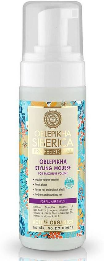 Natura Siberica Oblepikha Styling Mousse Maximum Volume 150ml