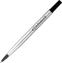 Parker Rollerball Pen Ink Refill | Medium Point | Black QUINK Ink | 12 Pieces