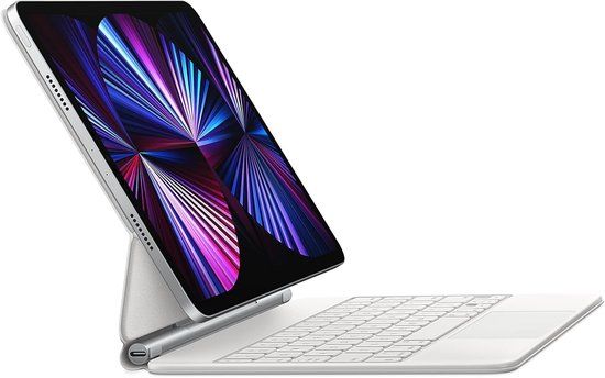 Apple Magic Keyboard voor de Apple iPad Air 11 inch (2026) M4 / (2025) M3 / (2024) M2 / Air 5 (2022) / Air 4 (2020) / Pro 11 (18/20/21/22) - QWERTY / UK - Wit
