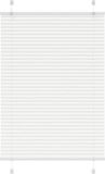 vidaXL Plissé rolgordijn 85x100 cm polyester wit