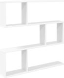 vidaXL Wandplank Wit 80 x 12 x 79,5 cm Bewerkt hout