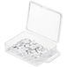 TRU COMPONENTS TC-11991852 Manchon à sertir 0.5 mm² Partiellement isolé Blanc 100 pièce(s)