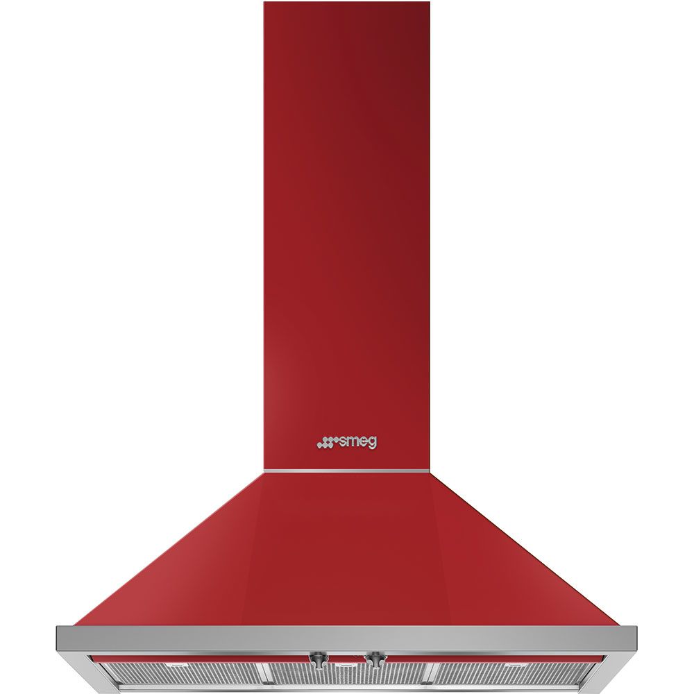 Smeg KPF9RD - Afzuigkap - Muurmontage - Rood - 781 m³/uur - A+