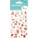 MY MANDARINE CY043Opack - 3D Stickers Cooky - PAK MET 10 vellen 12x8 cm - 340 stickers - SCANDINAVISCHE KERST