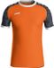 Jako Iconic Shirt Korte Mouw Heren - Fluo Oranje / Zwart | Maat: 3XL