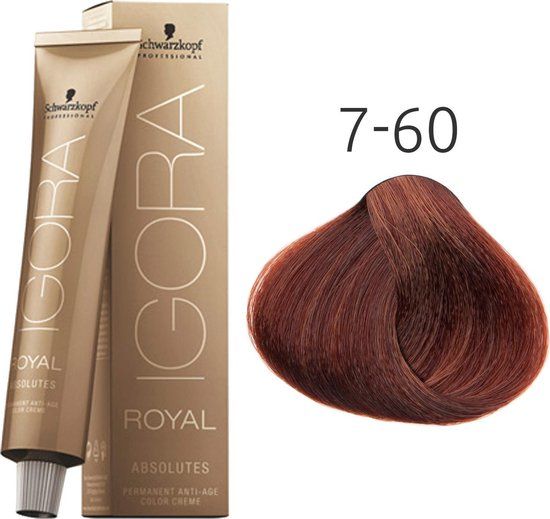 Schwarzkopf Igora Royal Absolutes 7-60 60ml - Haarverf