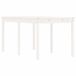 vidaXL Tuintafel 159,5x82,5x76 cm massief grenenhout wit