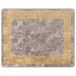 vidaXL - Tapijt - Runner - MARSA - Grijs - en - Goud - 80 - x - 100 - cm - Polyester - en - PVC
