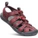 KEEN Dames Clearwater Cnx Leather W Sandaal Bordeauxrood/Dahlia-Rood