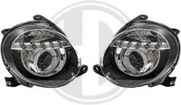 In.pro HD Tuning Abarth 500 / 595 / 695 Verstralerset - Zwart