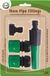 DID Tuyau d'arrosage raccords/adaptateurs set - 4-delig - groen/zwart