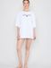 Joop! Sleepshirt After Dark Loose Fit Dames Wit Katoen/Modal/Elastaan L