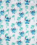 Disney Stitch Disney - Kinderdekentje, blauw-wit dekentje 120x150cm, OEKO-TEX