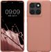 kwmobile telefoonhoesje geschikt voor Motorola Edge 60 Fusion - Back cover in winter roze