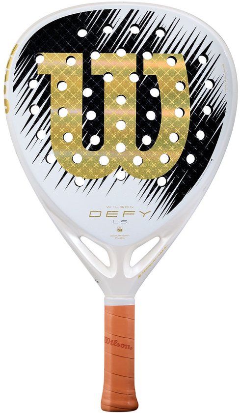 Wilson Defy Ls V1 Se Padel Racket Unisex Polyester Diamant Gripmaat L0 Zonder Hoes 3 Jaar Garantie