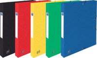Oxford Elba elastobox Oxford Top File+ rug van 2,5 cm, geassorteerde kleuren 12 stuks