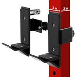 Yes4All Bijlagen Capaciteit 1000lbs voor 5x5 cm Tube, 2,5 cm Hole Power Cage inclusief J-Hook, Spotter Arm, Dip Bar voor Squat Rack