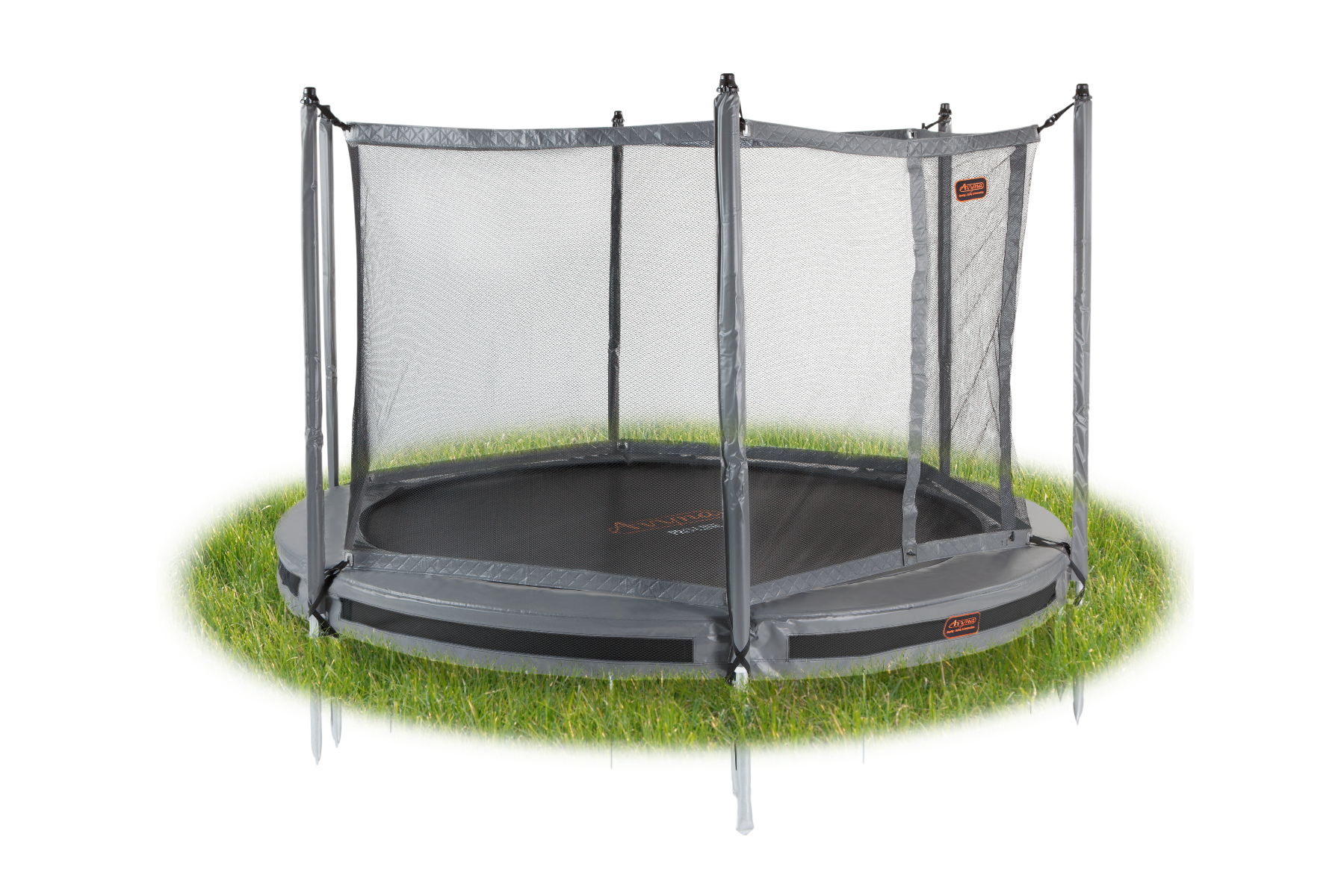 Avyna Pro-Line InGround ronde trampoline met veiligheidsnet