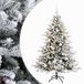vidaXL Kunstkerstboom met kerstbal 120 cm 150 LED's Warmwit
