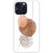 Apple Siliconen hoesje compatibel met iPhone 15 Pro Max One line bruin
