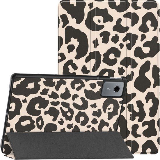 imoshion Tablet Hoes - Geschikt voor Lenovo Idea Tab - Design Trifold Bookcase - Leopard