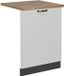 Vicco R-Line Vaatwasserfrontpaneel – 60 cm, WB Eik Wit Landhuis