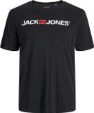 Jack & Jones T-shirt logo tee black (Maat: XXL)
