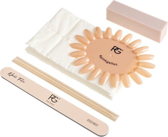 Pink Gellac Manicure Kit - Gel Manicure Gereedschap - Alles in 1 Set voor Gel Nagellak