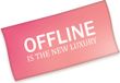 Herding Offline Velours Strandlaken 75x150 cm Katoen Roze/Wit