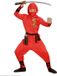 Widmann Rood draak ninja pakken voor kids