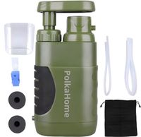 PolkaHome® Filtre à eau de survie – Filtre à eau extérieur kit d'urgence 5 000 L