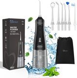 Dentect Waterflosser - Neusdouche - Monddouche - Tongschraper - Tongreiniger - Flosapparaat - 9 standen - Tandplak verwijderaar - Extra Opzetstukken - Tongreiniger - Beugel schoonmaken - Tandplak verwijderen - Tandsteenverwijderaar