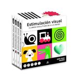 Estuche Editorial LIBSA, S.A. Estuche Estimulación Visual: 4 Libros Evolutivos de 0 a 12 Meses