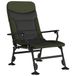 VidaXL Chaise de jardin acier noir, vert