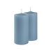 Risthò Stompkaarsen, Dusty BLue, diameter 7 cm, hoogte 15 cm, 4 stuks