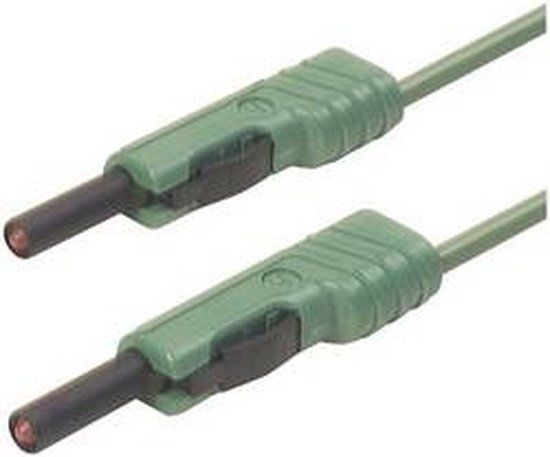SKS Hirschmann MLB 50/1 V gn Meetsnoer Banaanstekker 4 mm Banaanstekker 4 mm 0.50 m Groen 1 stuk(s)