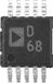 Analog Devices AD9833BRMZ Interface-IC - DDS Direct Digital Synthesizer Tube