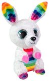 Lumo Stars Rainbow Rabbit Plush Toy 15cm White
