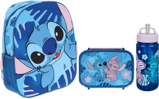 Lilo & Stitch Schoolset Meerkleurig Kunststof