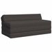 vidaXL Lit de canapé pliable gris foncé tissu 120 x 60 x 49 cm
