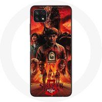 Maniacase Etui voor Samsung Galaxy A22 5G Stranger Things Seizoen 5 Poster