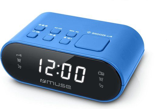 Muse Electronics Muse M-10BL - Wekkerradio - Blauw