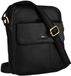 Peterson - Sac bandoulière en cuir noir